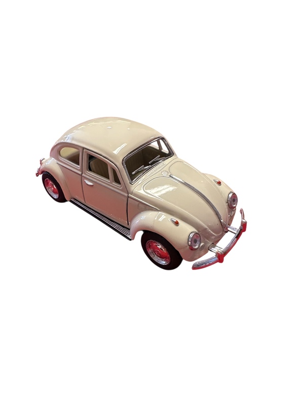 Volkswagen boble med pull back Hvit - Leiker