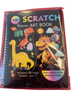 MAGIC SCRATCH TINKA COOL STUFF Dinosaur - PAPIRKOMPANIET