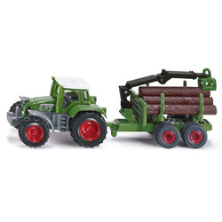 Siku Tractor W Forestry Trailer Grønn - Siku