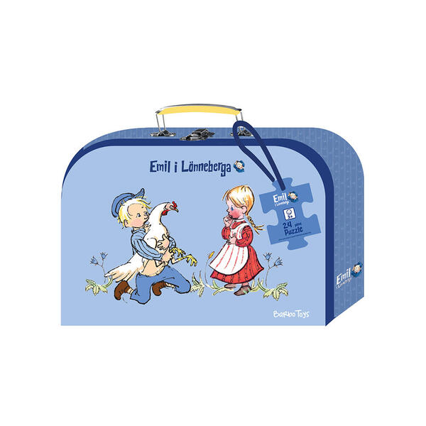 Emil - Puslespill og koffert - 24 biter emil koffert og puslespill - Puslespill