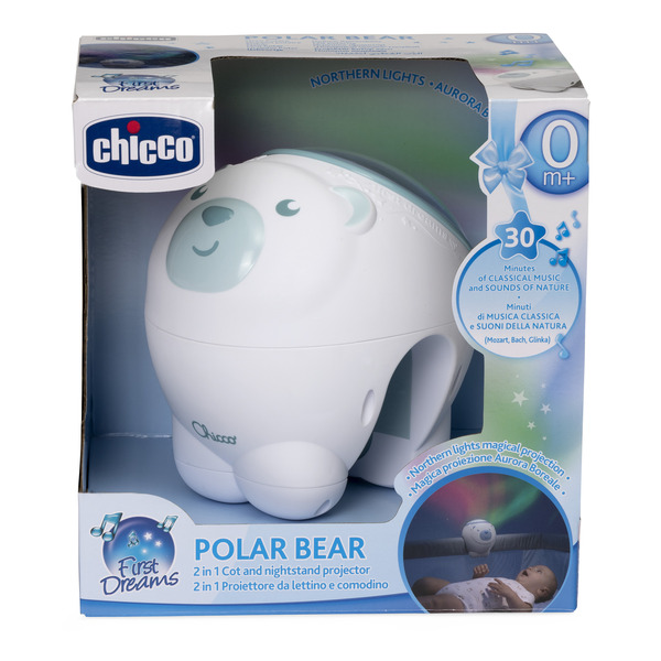 Chicco Polar Bear Projector Lys Blå Blå - Chicco