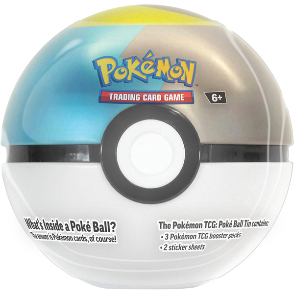 Pokémon Tin Pokeball blå/grå/gul - pokèmon