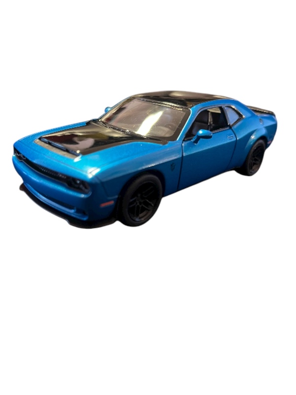 Kinsmart Dodge Challenger SRT 170 met Blå - Leiker