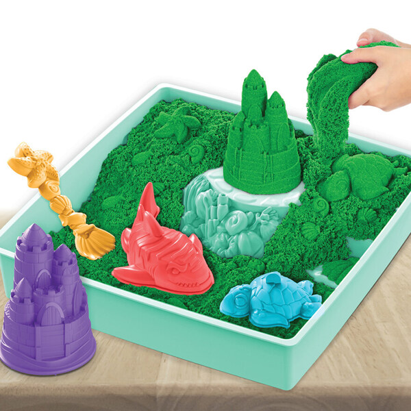 Kinetic Sand Sandbox Set - Grønn Grønn - Kinetic sand