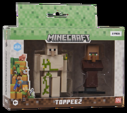 MINECRAFT 3D TOPPEEZ 2 PACK VINDU BOKS topeez - Minecraft