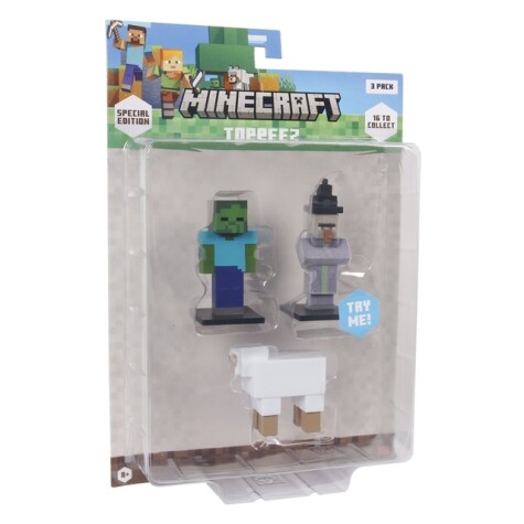 MINECRAFT 3D SPECIAL EDITION FIGURE 3 PACK BLISTER Nr.2 - Minecraft