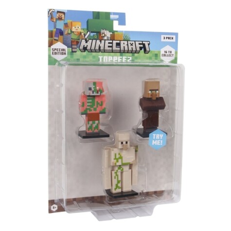 MINECRAFT 3D SPECIAL EDITION FIGURE 3 PACK BLISTER Nr.3 - Minecraft