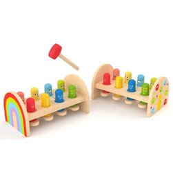 Hape Rainbow Hammer Bench Rainbow - Småbarns Leiker